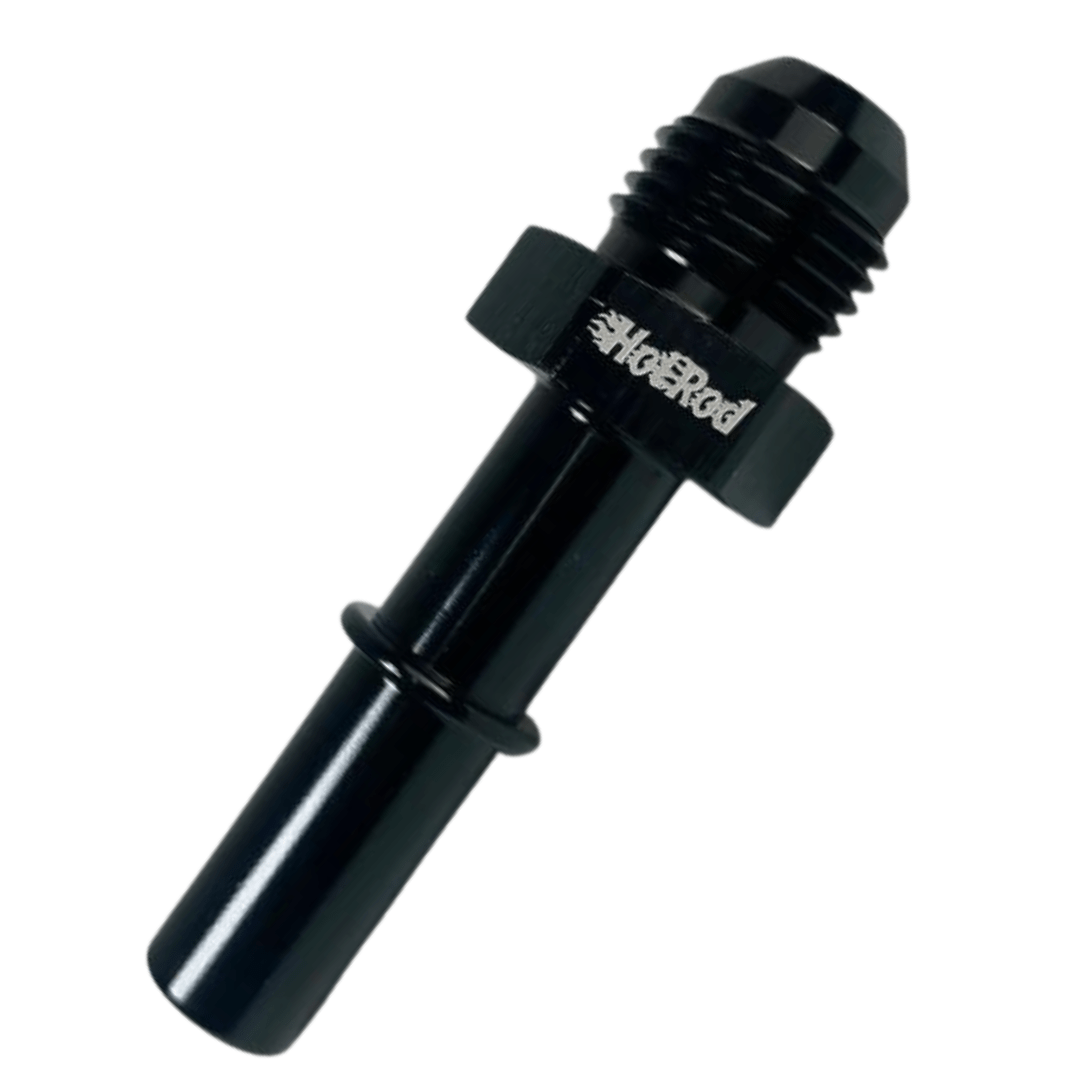 EFI Quick-Connect to AN Adapter — 3/8″ & 5/16″ to -6 / -8 AN (LS Rail / Regulator)