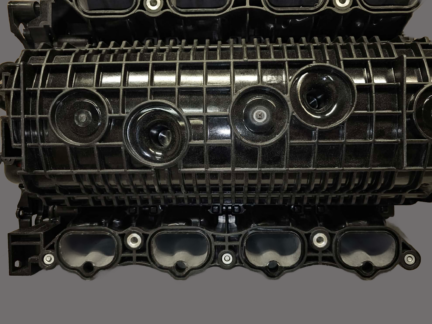 AMR Ported 2021 mustang GT Manifold (Polished Black Finish Runners)