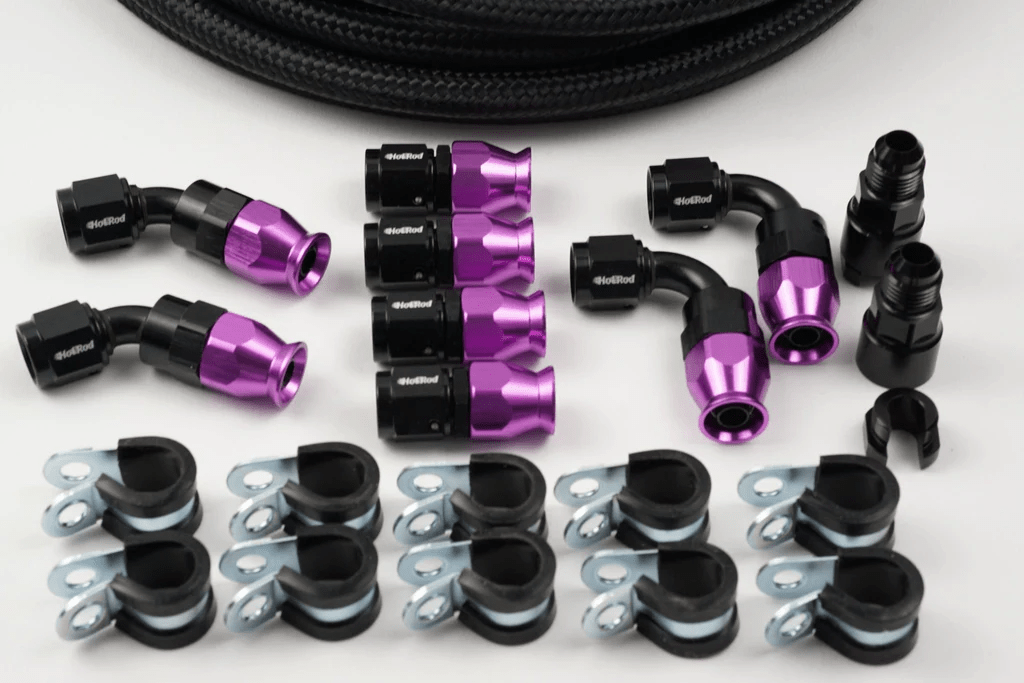 LS Swap AN Fuel Line Install Kit — Return-Style (PTFE AN-6)