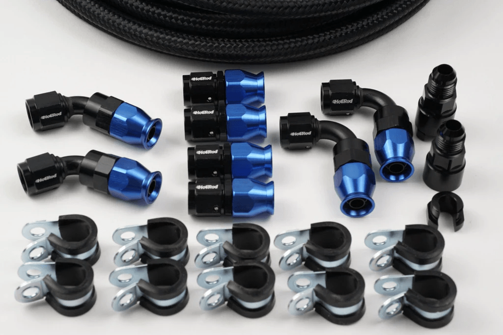 LS Swap AN Fuel Line Install Kit — Return-Style (PTFE AN-6)