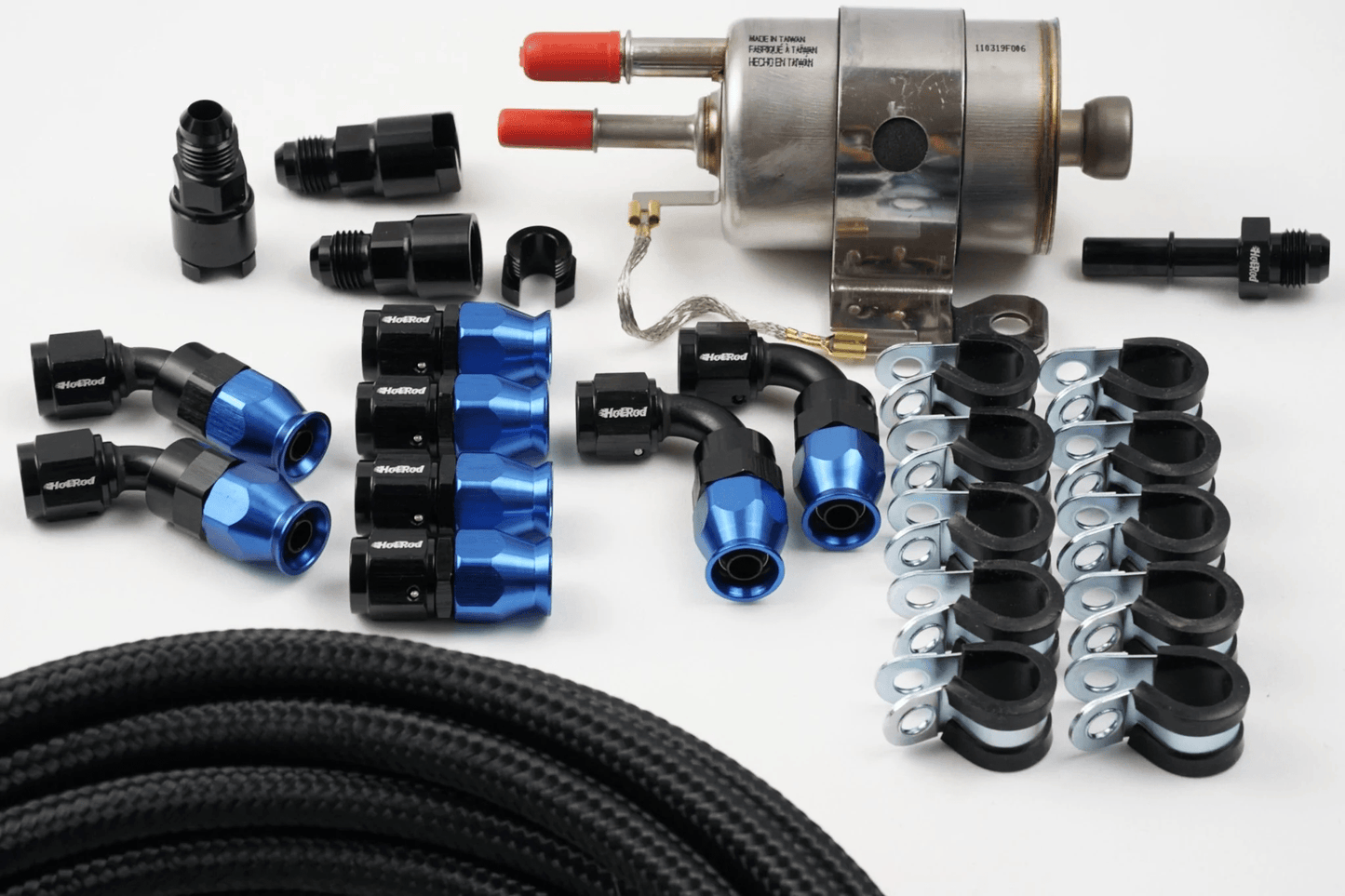 LS Swap AN Fuel Line Kit — Return-Less (PTFE AN-6)