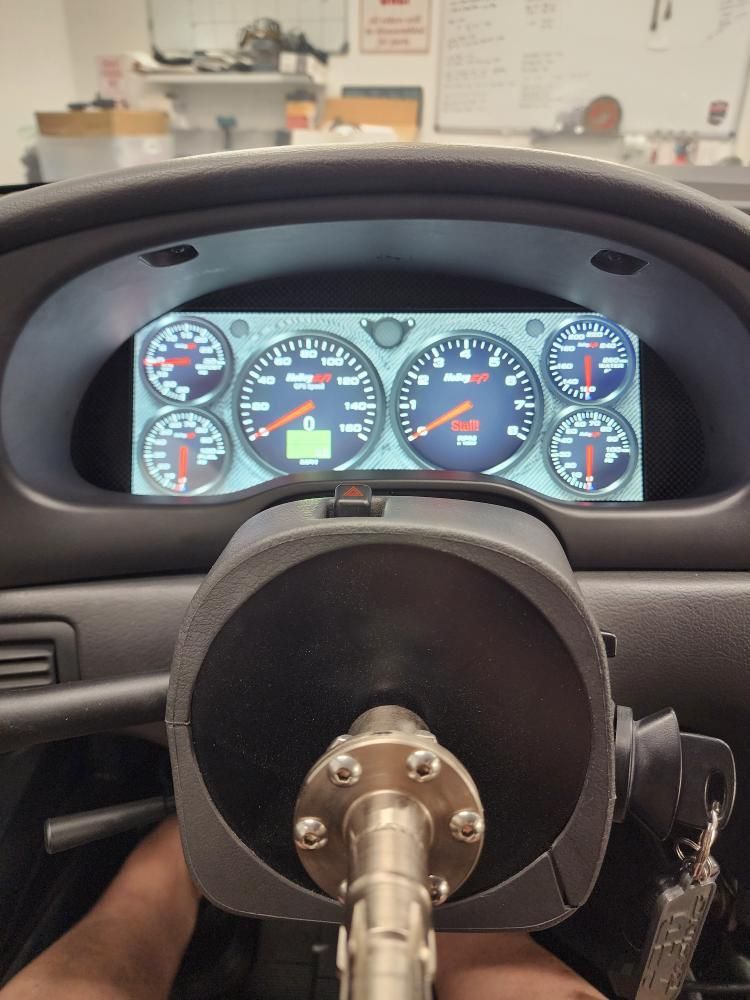 Digital Dash Beauty Backplate Insert for 1994-2004 Ford Mustang SN95 and New Edge - CarChains3d