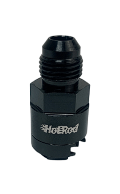 EFI Quick-Connect to AN Adapter — 3/8″ & 5/16″ to -6 / -8 AN (LS Rail / Regulator)
