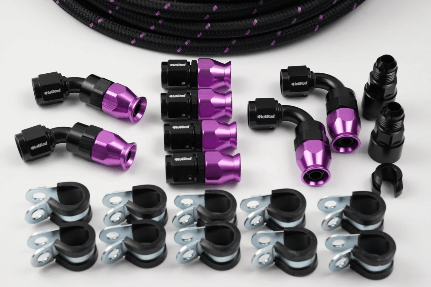LS Swap AN Fuel Line Install Kit — Return-Style (PTFE AN-6)